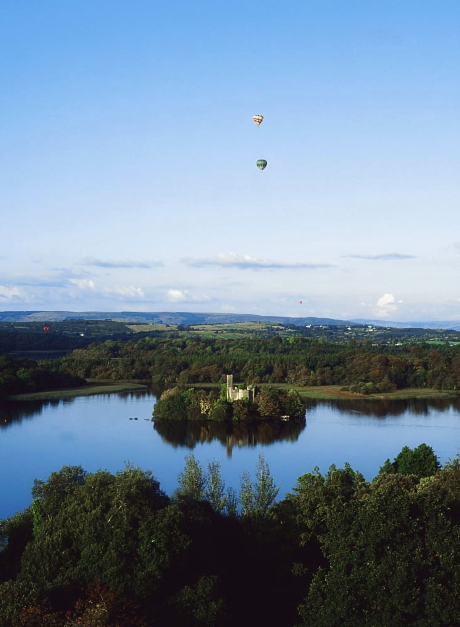 Castle Island Lough Key Forest Park Boyle Co Roscommon Ireland Historical Property First Noted In The 12Th Century Canvas Art - The Irish Image Collection Design Pics (24 x 34)