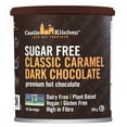 thumbnail image 1 of Castle Kitchen Sugar Free Classic Caramel Premium Dark Hot Chocolate Mix (8 oz) - Winter Favorite - Vegan, Dairy Free, Plant Based - Keto & Diabetic - Mix with Milk Substitute - Good Source of Fiber, 1 of 3