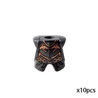 Castle Knight Weapon Shoulder Armor Ancient Soldier The Middle Ages Building Block Warrior Vest Figure Wearing Parts