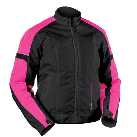 Castle Mission Air Mens Motorcycle Jacket Black XXL