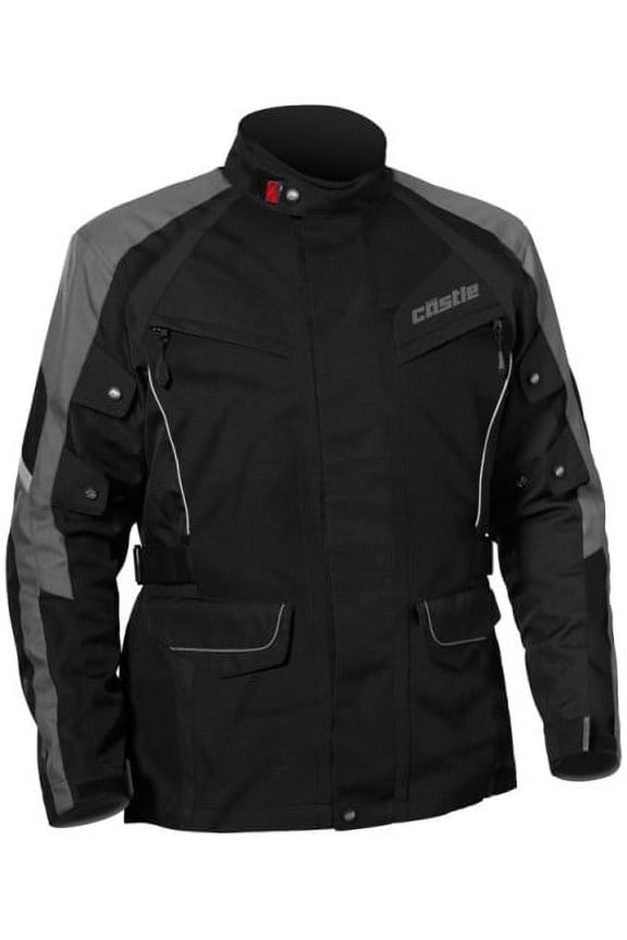 Mission Air Mens Motorcycle Jacket Dark Gray XL