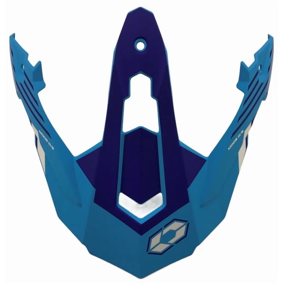 Castle Mode D/S Agent Helmet Replacement Visor/Peak Blue
