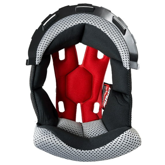 Castle Mode Dual Sport Helmet Inner Top Liner Pad Black/White/Red XXL