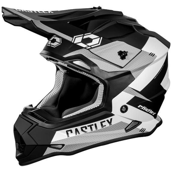 Castle Mode MX Corsa Youth Offroad Helmet Matte White XL
