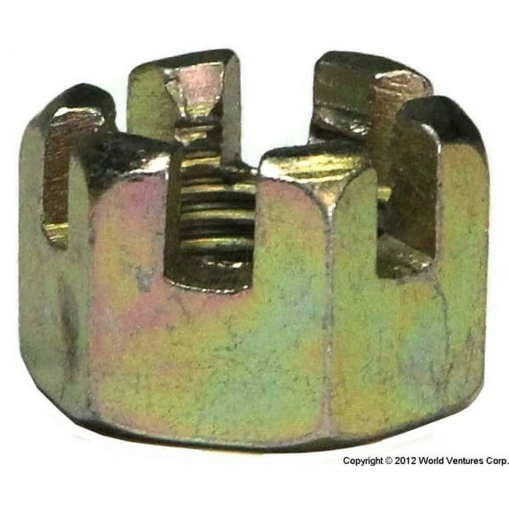 Castle Nut 10mm tread