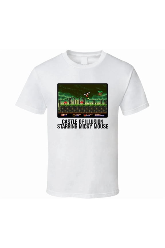 Castle Of Illusion Starring Micky Mouse Video Game Classic Retro Fan T Shirt