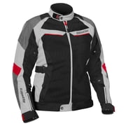 Castle Passion Air Womens Motorcycle Jacket Gray/Red LG