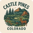 thumbnail image 1 of Castle Pines Colorado Keepsakes Souvenir Vinyl Sticker – Destination Travel Keepsake Collectible (3-Inches Wide), 1 of 3