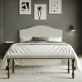 thumbnail image 1 of Castle Place 3-Piece Traditional Full Size Bed with Bench and Nightstand, Warm Grey, 1 of 20