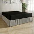 thumbnail image 1 of Castle Place 8" Queen Metal Box Spring, Black Linen, 1 of 13