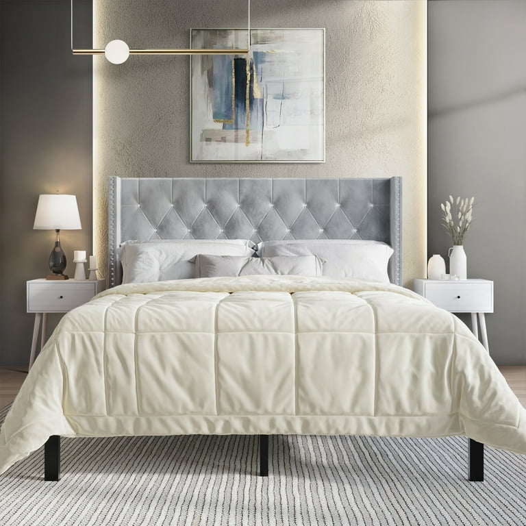 Castle Place Upholstered Tufted Headb...