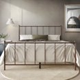 thumbnail image 1 of Castle Place Classic Full Size Metal Platform Bed In Brown, 1 of 8