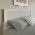 thumbnail image 1 of Castle Place Classic Rattan Full/Queen Wooden Headboard, White, 1 of 8