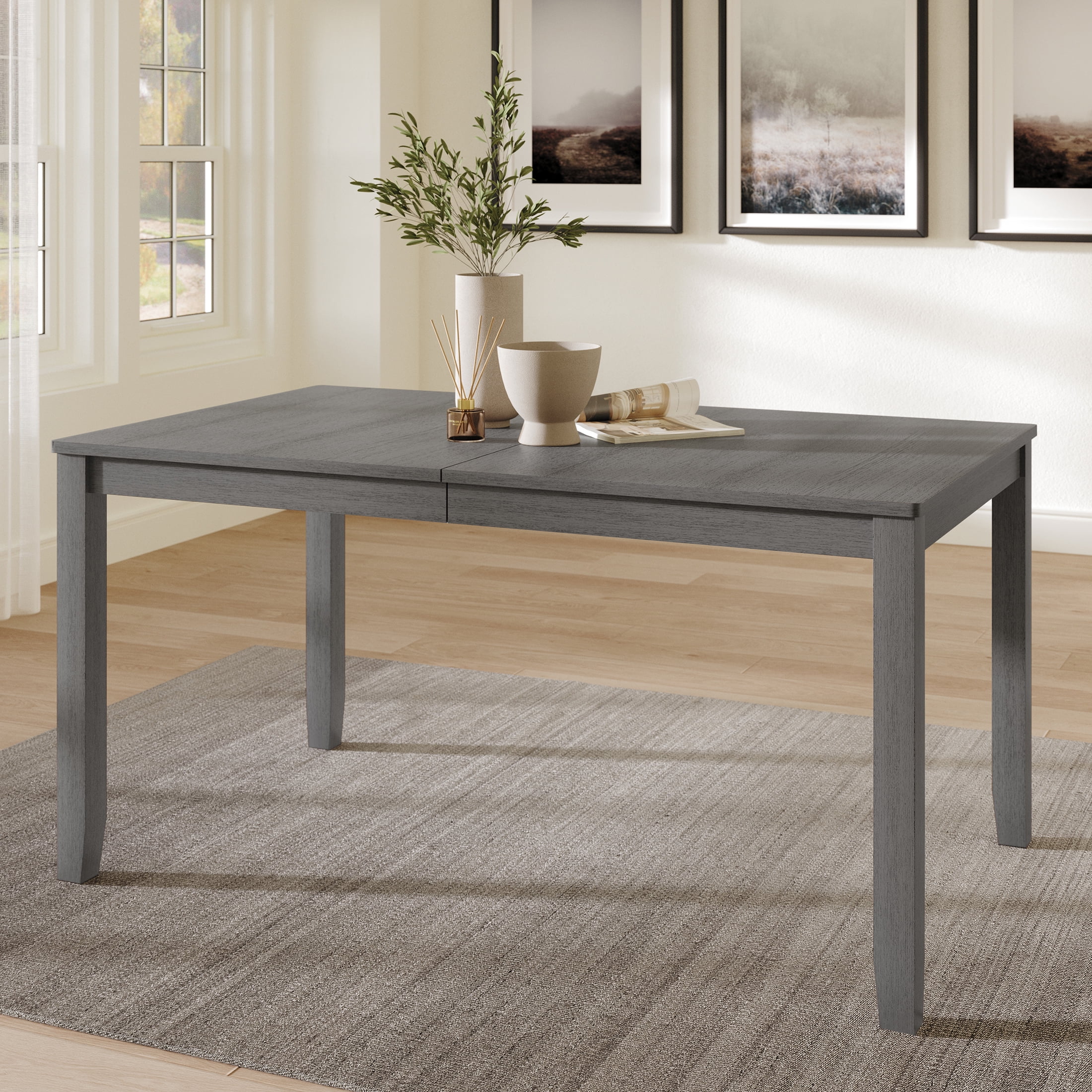 Grey rectangle table discount