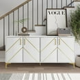 thumbnail image 1 of Castle Place Luxury Sideboard Buffet Cabinet, White, 1 of 8