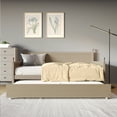 thumbnail image 1 of Castle Place Mid-Century Expandable Twin Size Wooden Daybed with Trundle, Antique Gray, 1 of 10