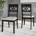 thumbnail image 1 of Castle Place Mid-century Modern Dining Chair, Set of 2, Black, 1 of 8