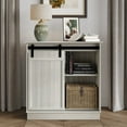 thumbnail image 1 of Castle Place Minimalist Sideboard Buffet Cabinet, Light Grey, 1 of 8