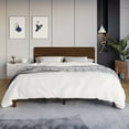 thumbnail image 1 of Castle Place Natural Harmony Wooden King Platform Bed, Walnut, 1 of 10