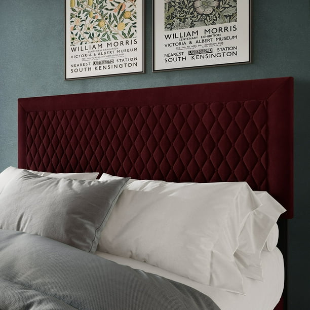 Red twin headboard hotsell