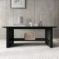 thumbnail image 1 of Castle Place Rattan Coffee Table, Black, 1 of 7