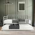 thumbnail image 1 of Castle Place Vintage Expandable Twin Daybed with Trundle, White, 1 of 5