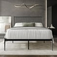 thumbnail image 1 of Castle Place Vintage Spindle Queen Metal Platform Bed, Black, 1 of 8