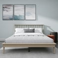 thumbnail image 1 of Castle Place Vintage Spindle Wooden Queen Platform Bed, Antique Grey, 1 of 8