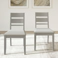 thumbnail image 1 of Castle Place Vintage Style Wooden Dining Chair, Set of 2, White, 1 of 8