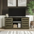 thumbnail image 1 of Castle Place Vintage TV Stand Console for TVs up to 50", Light Brown, 1 of 8