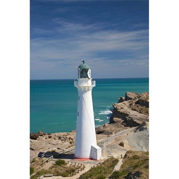 Castle Point Lighthouse North Island New Zealand Poster Print by David Wall - 24 x 35 in.