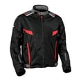 thumbnail image 1 of Castle Pulse 2 Mens Textile Motorcycle Jacket Black/Charcoal/Red LG, 1 of 2