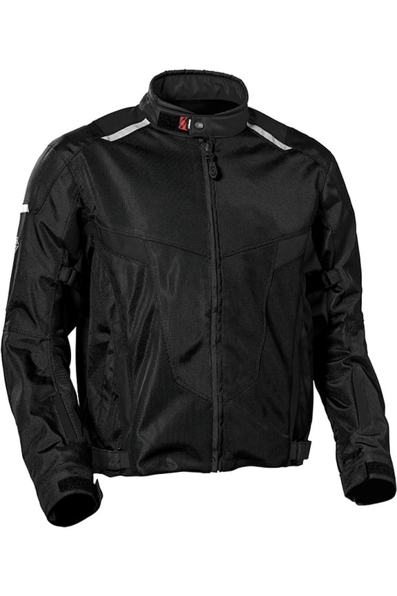 Pulse 2 Mens Textile Motorcycle Jacket Black LG