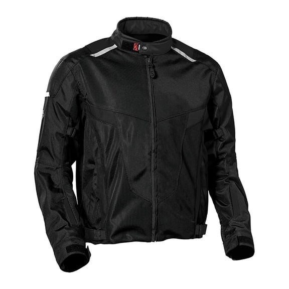 Castle Pulse 2 Mens Textile Motorcycle Jacket Black MD