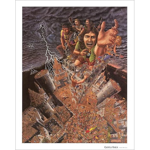 Castle Rock Poster Poster Print by Tom Masse, 22x28