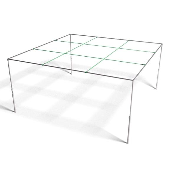 9 Square Castle Squares | Portable Metal 9 Square Game by Castle Sports Volleyball