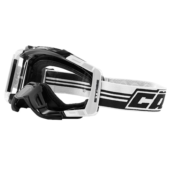 Castle Stage Blackout OTG MX Goggles White