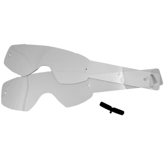 Castle Stage II Goggle Tear-Offs Lens Clear