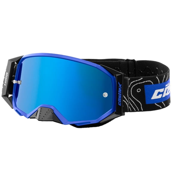 Castle Stage II OTG MX Offroad Goggles Blue