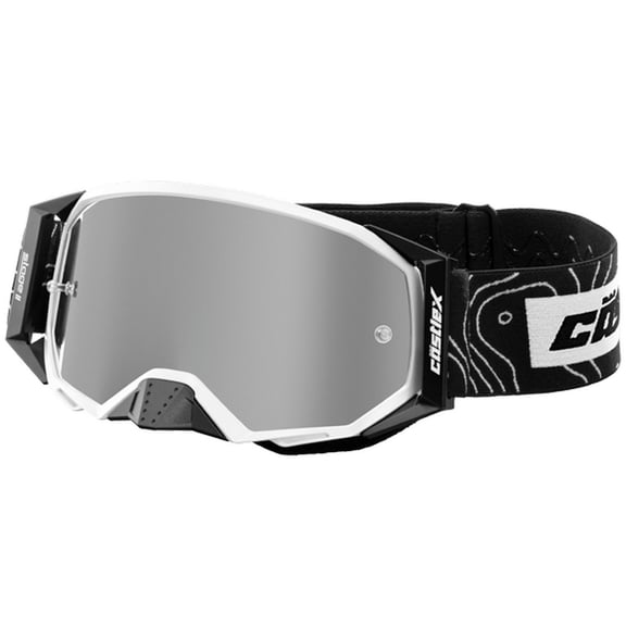 Castle Stage II OTG MX Offroad Goggles Matte White