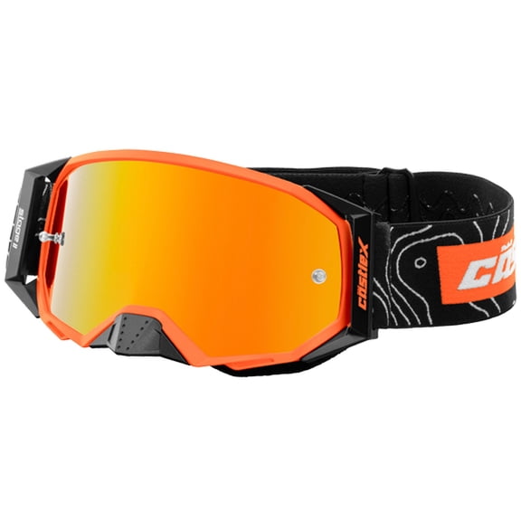 Castle Stage II OTG MX Offroad Goggles Orange