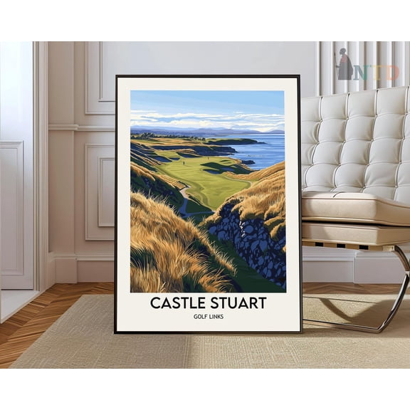 Castle Stuart Golf Links Scotland Poster Unframed Paper Print