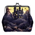 thumbnail image 1 of Castle Stylish Microfiber Coin Purse with Zinc Alloy Jaws | 4.3x4.7 Inches Compact Size & Durable Design, 1 of 7