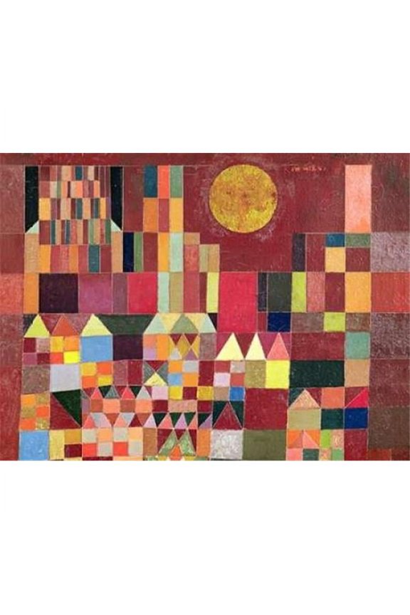 Castle & Sun - Detail Poster Print by Paul Klee - 22 x 28 - Large