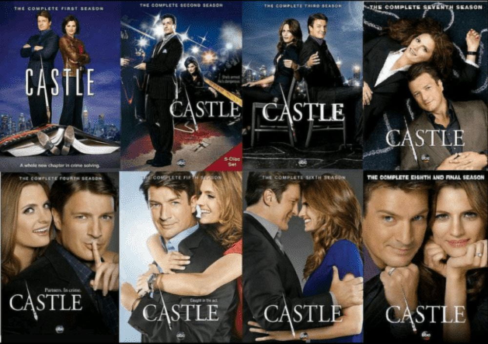 Castle TV Show: Complete Series DVD Box Set, Seasons 1-8 - Walmart.com