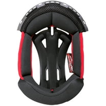 Castle Thunder 3 SV Helmet Replacement Top Inner Liner Gray/Red SM
