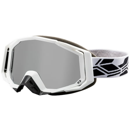 Castle Trace G2 Snow Goggles Matte White w/Silver Mirror Lens