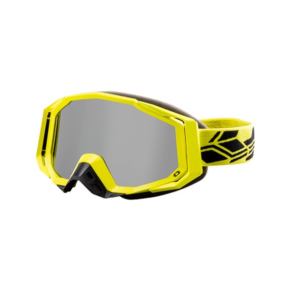 Castle Trace Snow Goggles Matte Hi-Vis/Black w/Silver Mirror Lens