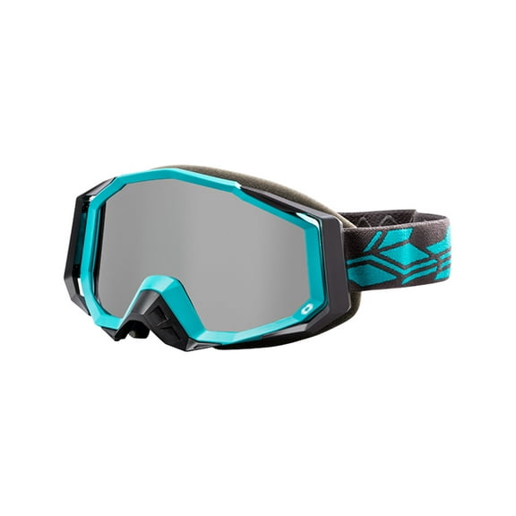 Castle Trace Snow Goggles Matte Turquoise/Black w/Silver Mirror Lens
