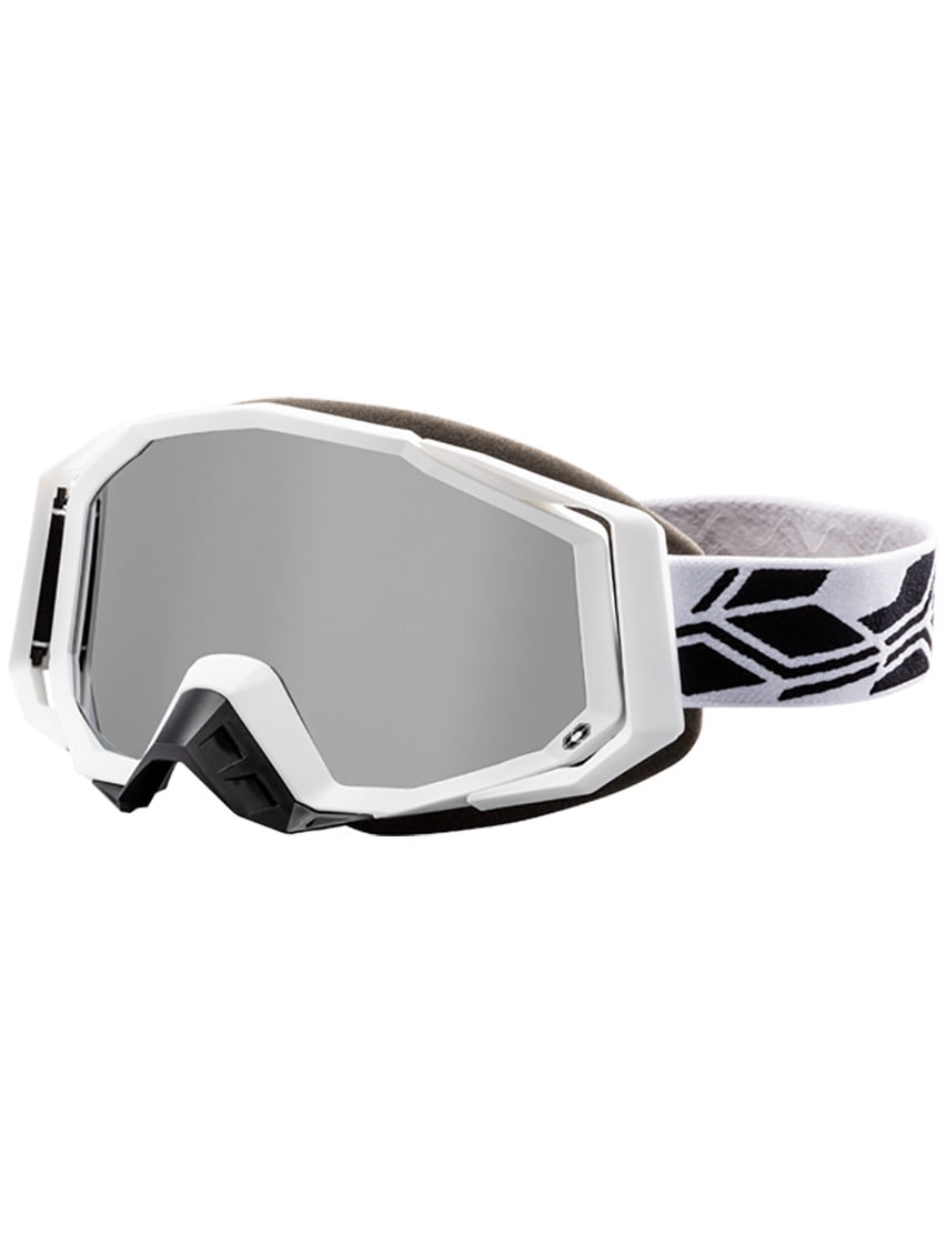 Castle Trace Snow Goggles - Matte Turquoise Frame With Silver Mirror Lens For Ski & Snowboard